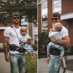 Deryan Pack Light Luxe Heupdrager - Ergonomische Draagzak + Opbergvakjes Grijs -Auto Zit Verkoop 1200x1200 1483