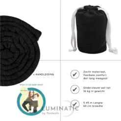 Baby Draagdoek - Babywrap - Baby Carrier - Babydrager - Buikdrager Baby – Baby Draagzak - Baby Sling | Luminatic® | Ergonomisch | Met Tasje | Zwart 14 Baby Draagdoek - Babywrap - Baby Carrier - Babydrager - Buikdrager Baby – Baby Draagzak - Baby Sling | Luminatic® | Ergonomisch | Met Tasje | Zwart -Auto Zit Verkoop 1200x1200 1508