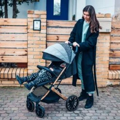 MoMi Wandelwagen - Compacte Lichtgewicht Buggy - Estelle Dakar Met XXL Wielen & Zonnekap - Leopard - Grijs-Goud (geschikt Van 6mnd - 22kg) 30 MoMi Wandelwagen - Compacte Lichtgewicht Buggy - Estelle Dakar Met XXL Wielen & Zonnekap - Leopard - Grijs-Goud (geschikt Van 6mnd - 22kg) -Auto Zit Verkoop 1200x1200 153