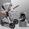 Merkloos Kinderwagen | 3 In 1 Kinderwagen | Luxe Baby Buggy 3 In 1 | Baby Wagen | Kinderwagen Met Autostoel En Wieg | Hoge Kwaliteit | Grijs | Buggy | Kinderwagen 3 In 1 | -Auto Zit Verkoop 1200x1200 1547