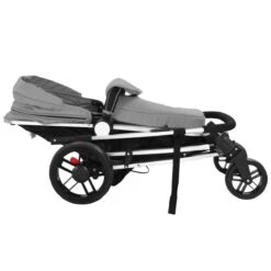 VidaXL Kinderwagen 2-in-1 Aluminium Grijs En Zwart -Auto Zit Verkoop 1200x1200 1611