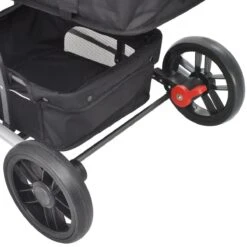 VidaXL Kinderwagen 2-in-1 Aluminium Grijs En Zwart -Auto Zit Verkoop 1200x1200 1613