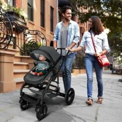 KIDUKU- 3 In 1 Combi-kinderwagen- Antraciet/zwart Buggy Incl. Autostoeltje-regenhoes- Inklapbaar -Auto Zit Verkoop 1200x1200 1638