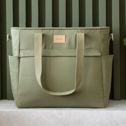 Nobodinoz Baby On The Go Luiertas Olive Green -Auto Zit Verkoop 1200x1200 213