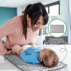 Brisby Slijtvaste Luiertas - Verzorgingstas Groot - Grijs - Inclusief Verschoonmatje - Isoleervakken - Fopspeen Houder - Makkelijk Te Bevestigen Aan De Kinderwagen -Auto Zit Verkoop 1200x1200 276
