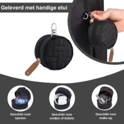 Luiertas Rugzak - Incl. Buggy / Kinderwagen Haken En Verschoningsmat - Complete Set - Zwart Van Zedar -Auto Zit Verkoop 1200x1200 305