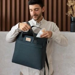 Nobodinoz Baby On The Go Luiertas Rugzak Carbon Blue -Auto Zit Verkoop 1200x1200 311