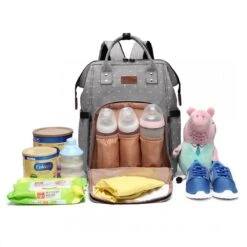 Miss Lulu Luier- En Verzorgingstas Rugzak - Grijs (E6705 D2-GY) -Auto Zit Verkoop 1200x1200 342