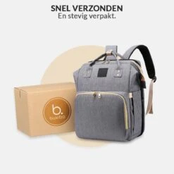 Buxibo 2-in-1 Luier- En Verzorgingstas - Inclusief Verschoon Matje - Baby Rug Tas Met Isoleervak - Diaper Backpack Bag - Reis Rugzak Inclusief Buggy En Kinderwagen Haken - Grote Capaciteit - -Auto Zit Verkoop 1200x1200 353