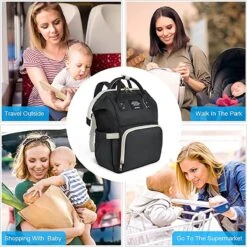 Premium Baby Luierrugzak - Baby Tas - Luiertas Met Grote Capaciteit - Multifunctionele Waterdichte Pamper Tas - Zwangerschap Tas - Kraamcadeau - Baby Shower -Auto Zit Verkoop 1200x1200 370