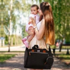 Brisby Slijtvaste Luiertas - Verzorgingstas Groot -Zwart - Inclusief Verschoonmatje - Isoleervakken - Fopspeen Houder - Makkelijk Te Bevestigen Aan De Kinderwagen 21 Brisby Slijtvaste Luiertas - Verzorgingstas Groot -Zwart - Inclusief Verschoonmatje - Isoleervakken - Fopspeen Houder - Makkelijk Te Bevestigen Aan De Kinderwagen -Auto Zit Verkoop 1200x1200 386