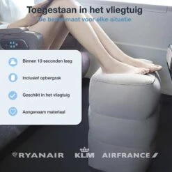 Merkloos Vliegtuigbedje - Opblaasbare Voetensteun - Reiskussen Vliegtuig - 3 Standen 12 Merkloos Vliegtuigbedje - Opblaasbare Voetensteun - Reiskussen Vliegtuig - 3 Standen -Auto Zit Verkoop 1200x1200 468