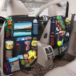 Merkloos Autostoel Organizer Met Tablet Houder - Set Van 2 - Beschermer Achterkant - Universeel -Auto Zit Verkoop 1200x1200 472