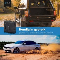 Tenify Premium Luxe & Stevige Auto Organizer Met Tablet Houder - Set Van 2 - Extra Opbergruimte - Beschermer - Autostoel - Accessories -Auto Zit Verkoop 1200x1200 486
