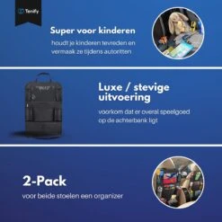 Tenify Premium Luxe & Stevige Auto Organizer Met Tablet Houder - Set Van 2 - Extra Opbergruimte - Beschermer - Autostoel - Accessories -Auto Zit Verkoop 1200x1200 487