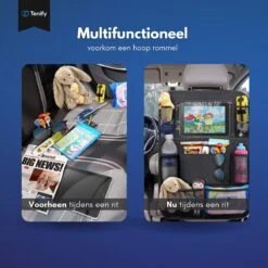 Tenify Premium Luxe & Stevige Auto Organizer Met Tablet Houder - Set Van 2 - Extra Opbergruimte - Beschermer - Autostoel - Accessories -Auto Zit Verkoop 1200x1200 490