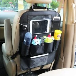 TIKKENS® Auto Organizer Met USB Oplaadpunten Stoel - Tablet Houder - Zwart - - Universeel - Autostoel Beschermer Voor Baby En Kinderen -Auto Zit Verkoop 1200x1200 567
