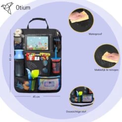 Luxe Autostoel Organizer - Met Tablet Of IPad Vak - Organizer Voor In De Auto - Kind - Kids - Geschikt Voor IPad Of Tablet - Nieuw! - Vakantie - 10 Vakken - Voor Kinderen - Car Organizer - 2021 Uitvoering! Auto Organizer - Nieuw! -Auto Zit Verkoop 1200x1200 576