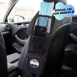 Reismonkey Auto Organizer – Auto Accessories – Voor Telefoon - Autostoel Organizer – Zwart – Auto Portemonnee -Auto Zit Verkoop 1200x1200 603
