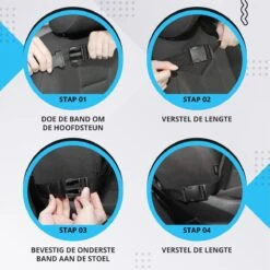 Merkloos Luxe En Stevige Autostoel Organizer Met Tablethouder – Auto Organizer – Auto/Accessoires/Bescherming – 45*65cm – Zwart - 1 Stuk -Auto Zit Verkoop 1200x1200 624