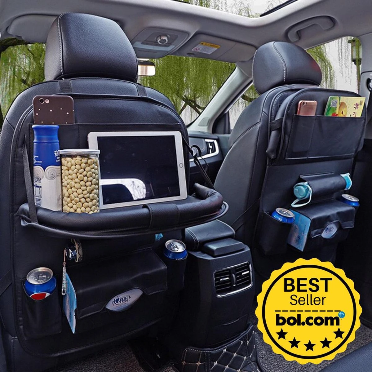 Merkloos PREMIUM Autostoel Organizer - Carseat Organiser - Auto Stoel Organizer - Tablet Houder - Auto Tafeltje - Auto Organizer - Beker Houder - Paraplu Houder - Tissue Doos Houder 14 Merkloos PREMIUM Autostoel Organizer - Carseat Organiser - Auto Stoel Organizer - Tablet Houder - Auto Tafeltje - Auto Organizer - Beker Houder - Paraplu Houder - Tissue Doos Houder - Afbeelding 12