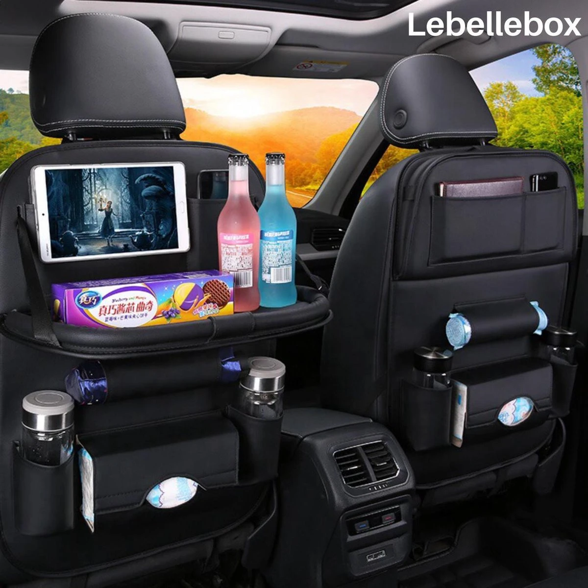 Merkloos PREMIUM Autostoel Organizer - Carseat Organiser - Auto Stoel Organizer - Tablet Houder - Auto Tafeltje - Auto Organizer - Beker Houder - Paraplu Houder - Tissue Doos Houder 15 Merkloos PREMIUM Autostoel Organizer - Carseat Organiser - Auto Stoel Organizer - Tablet Houder - Auto Tafeltje - Auto Organizer - Beker Houder - Paraplu Houder - Tissue Doos Houder - Afbeelding 13