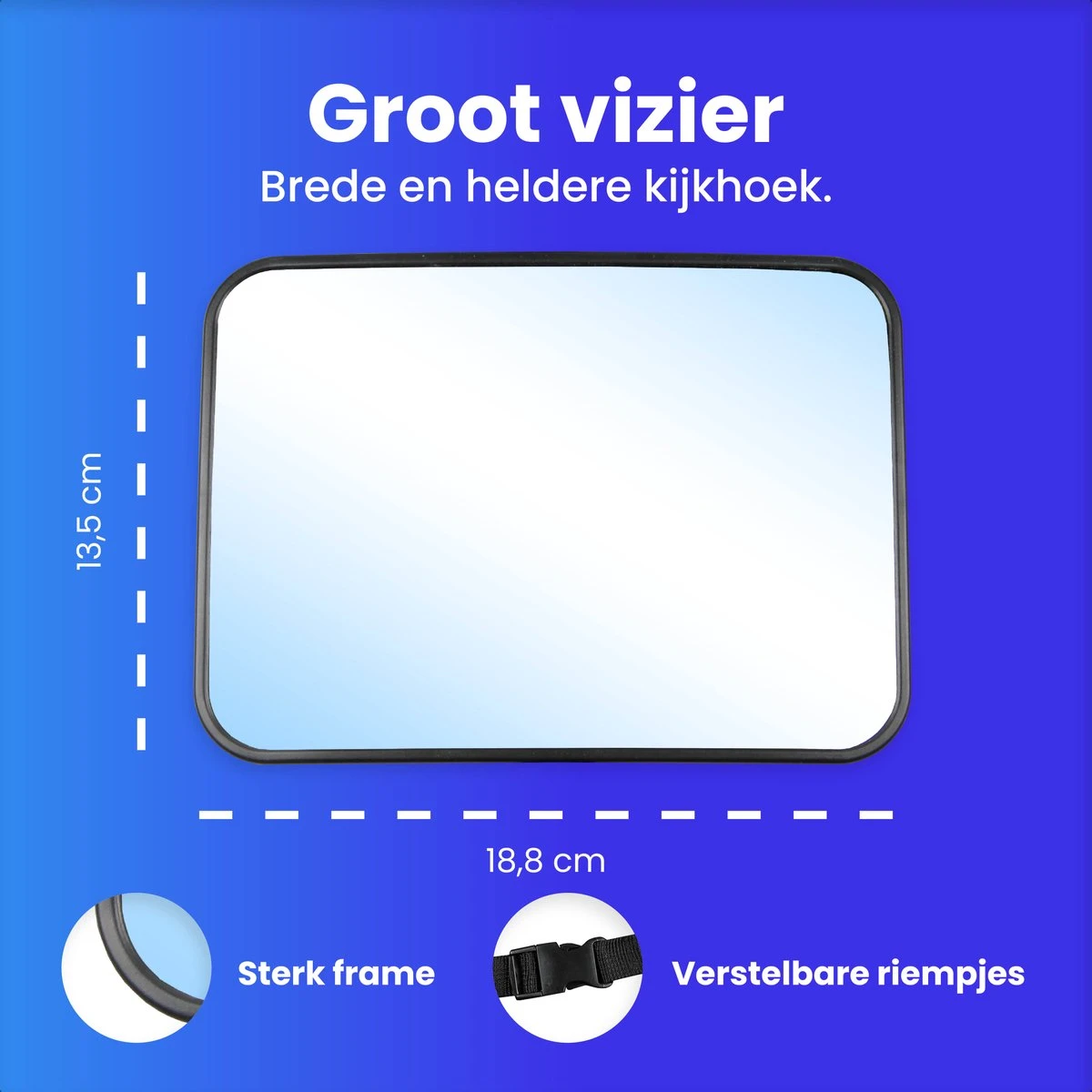 Autospiegel Baby - Achteruitkijkspiegel - Eenvoudig Monteren - Hoofdsteun Achterbank - EJC Products 9 Autospiegel Baby - Achteruitkijkspiegel - Eenvoudig Monteren - Hoofdsteun Achterbank - EJC Products - Afbeelding 7