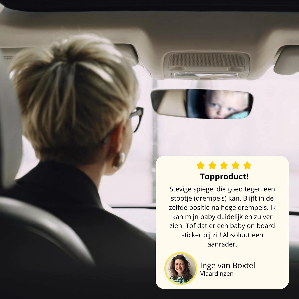 Autospiegel Baby Met Autosticker - Baby Spiegel Auto - Achteruitkijkspiegel - Baby Autospiegel - Verstelbaar 9 Autospiegel Baby Met Autosticker - Baby Spiegel Auto - Achteruitkijkspiegel - Baby Autospiegel - Verstelbaar - Afbeelding 7