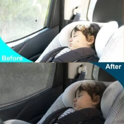 CUBEXCOM® Auto Zonnescherm, Autoraamschaduwen Voor Baby, Kinderen, Volwassenen En Huisdieren, 2 STUKS, Autoruit Zonwering, Universele Zonnescherm Zonnewering, Auto Klamboe Gordijn, UV Zonbescherming Protectie, Anti-Verblinding -Auto Zit Verkoop 1200x1200 760