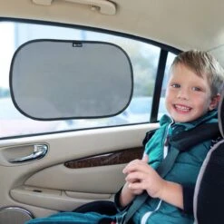 ForDig Zonnescherm Auto (2 Stuks) - Extra Donker - Zonwering UV Protectie Voor Auto Zijruit – Zonwering Auto – Zonder Zuignappen – 80 GSM – 51 X 31 CM -Auto Zit Verkoop 1200x1200 784