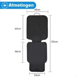 Merkloos Professor Q Autostoelhoes Autostoelbeschermer Autostoel Beschermer Zwart -Auto Zit Verkoop 1200x1200 839