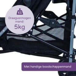 Prénatal Plus Buggy - Kinderwagen - Inklapbaar En Verstelbaar - Met Boodschappenmand - Plooibuggy Zwart -Auto Zit Verkoop 1200x1200 98