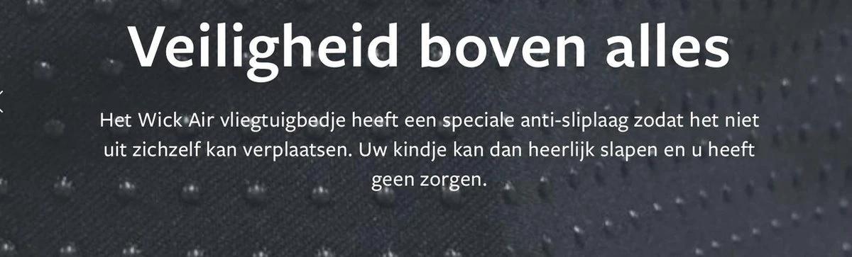 Wick Wings Antislip Overtrek Voor Vliegtuigbedjes Of Voetensteun 5 Wick Wings Antislip Overtrek Voor Vliegtuigbedjes Of Voetensteun - Afbeelding 3