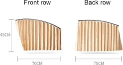 Merkloos 4 In 1 Auto Auto Zonnescherm Gordijnen Voorruit Cover Set (goud) -Auto Zit Verkoop 1200x631 2