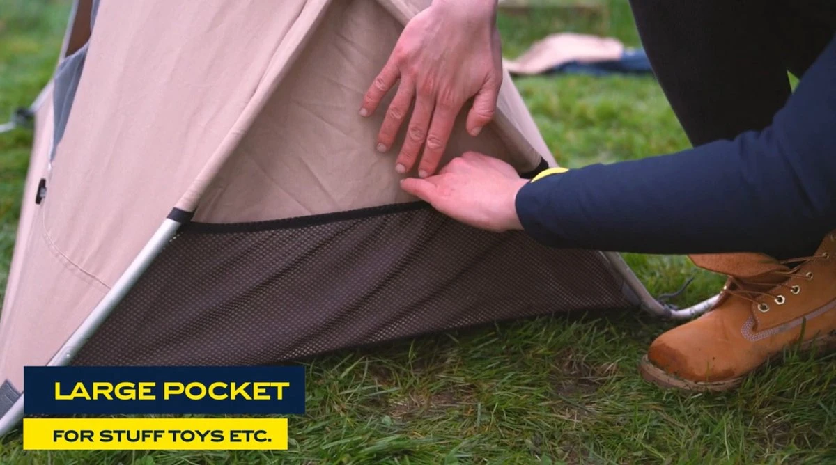 NOMAD® Baby Tent Campingbedje |118x68x75 Cm | Babytent / Peuter Slaaptent / Strandtent| Incl Opberghoes 5 NOMAD® Baby Tent Campingbedje |118x68x75 Cm | Babytent / Peuter Slaaptent / Strandtent| Incl Opberghoes - Afbeelding 3