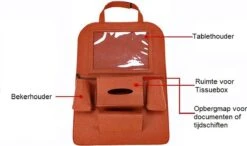 Case2go - Auto Organizer Met Tablet Houder - Autostoel Organizer Met Telefoonhouder En Bekerhouder Auto - Zwart -Auto Zit Verkoop 1200x710