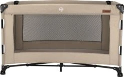 Reisbed Novi Baby® Nora Luxe Sand/Black -Auto Zit Verkoop 1200x745