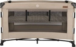 Reisbed Novi Baby® Nora Luxe Sand/Black -Auto Zit Verkoop 1200x748