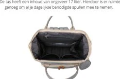Humpy Dumpy Stijlvolle Luiertas Rugzak (Grijs) Met Uitschuifbaar Verschoon/ Slaap Bedje. Incl. Verschoon Matje, USB Poort & Buggy Straps -Auto Zit Verkoop 1200x792