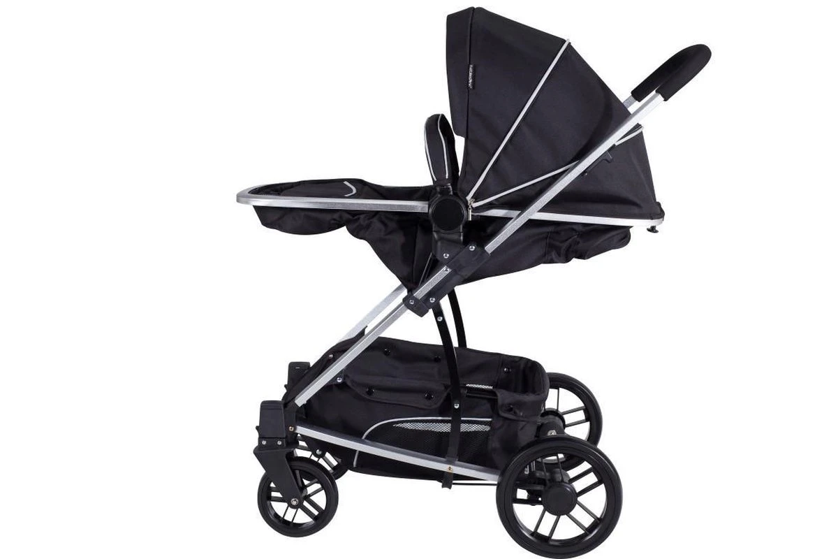 Bebies First Combi Kinderwagen Traffic - Zwart 7 Bebies First Combi Kinderwagen Traffic - Zwart - Afbeelding 5