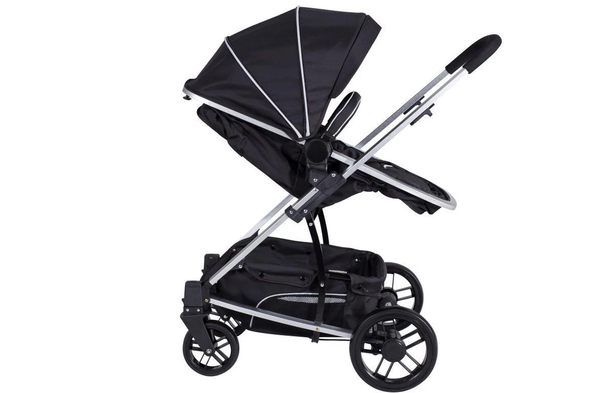 Bebies First Combi Kinderwagen Traffic - Zwart 9 Bebies First Combi Kinderwagen Traffic - Zwart - Afbeelding 7