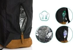 Fillikid Luiertas Rugzak - Met Verschoonmatje - Multifunctioneel - Zwart -Auto Zit Verkoop 1200x832