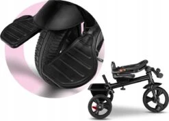 Merkloos Kinderwagen - 3 In 1 Kinderwagen - Duwfiets - Driewieler - Tot 25 Kg - Tot 36+ Maanden - Met Duwstang - Kinder Wagen - Kinder Driewieler - Buggy - Duwfiets -Auto Zit Verkoop 1200x859 5
