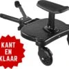 Merkloos Kinderwagen/Buggy Meerijdplankje - Kant & Klaar - In Elkaar Gezet - Universeel – Met Zitje – Verstelbaar – Zwart -Auto Zit Verkoop 1200x881