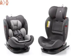 Babyauto Biro D FIX Black/grey Group 0+ 1 2 3 - 0-36 Kg - Isofix -Auto Zit Verkoop 1200x947
