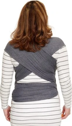 Baby Garden Draagdoek Grijs - Ergonomisch - Original - Inclusief Slabbetje -Auto Zit Verkoop 690x1200 3