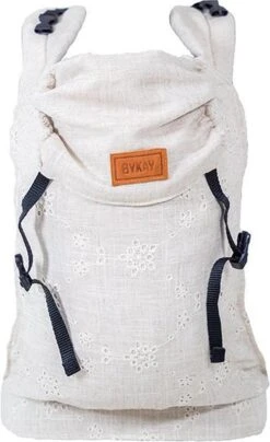 ByKay - Draagzak - Click Carrier Classic - Linnen Lace - Organic Linnen -Auto Zit Verkoop 733x1200 3