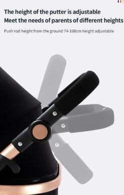 Luxe Kinderwagen 3 In 1 - Wandelwagen - Kinderwagen 3-in-1 Incl Autostoel - Kinderwagen Maxi Cosi – Buggy 3 In 1 - Newborn - Grijs -Auto Zit Verkoop 763x1200 2