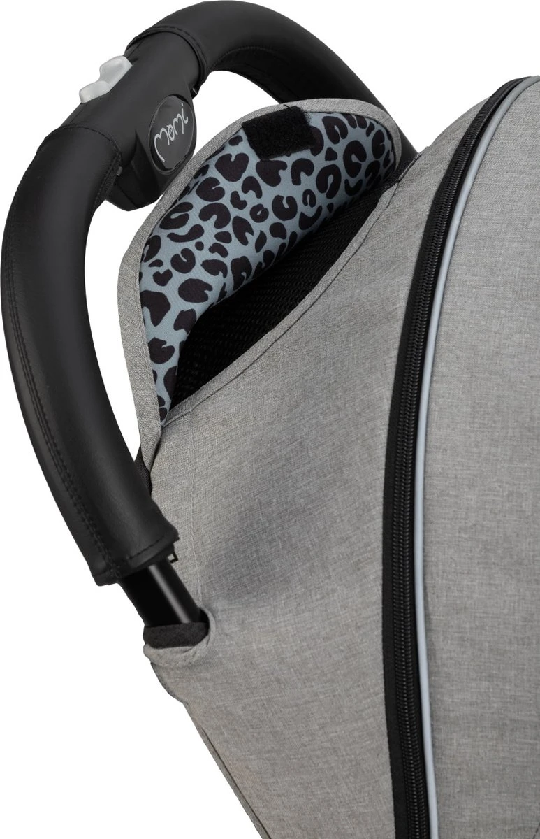 MoMi Wandelwagen - Compacte Lichtgewicht Buggy - Estelle Dakar Met XXL Wielen & Zonnekap - Leopard - Grijs-Goud (geschikt Van 6mnd - 22kg) 20 MoMi Wandelwagen - Compacte Lichtgewicht Buggy - Estelle Dakar Met XXL Wielen & Zonnekap - Leopard - Grijs-Goud (geschikt Van 6mnd - 22kg) - Afbeelding 18