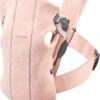 BabyBjörn Draagzak Mini - 3D Jersey - Lichtroze